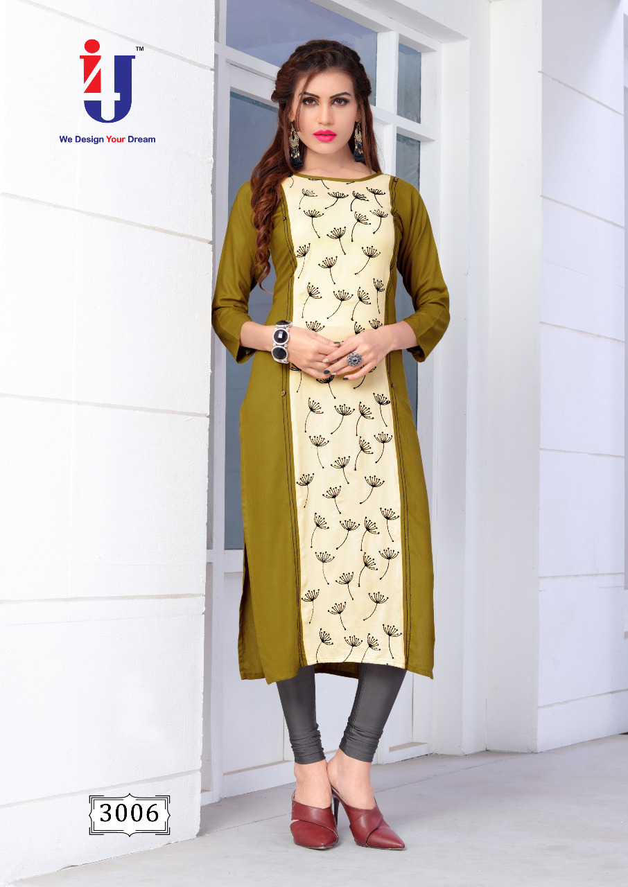 I4u Present Vintage Casual Wear Cut Style Kurtis Catalogue