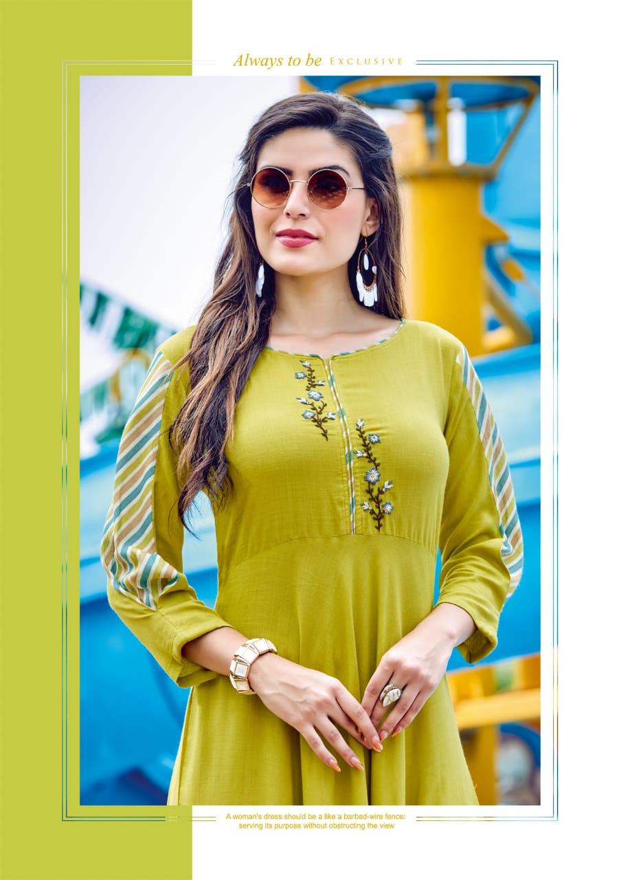 Mittoo Present Leriya Vol 3 Designers Kurtis Catalogue.