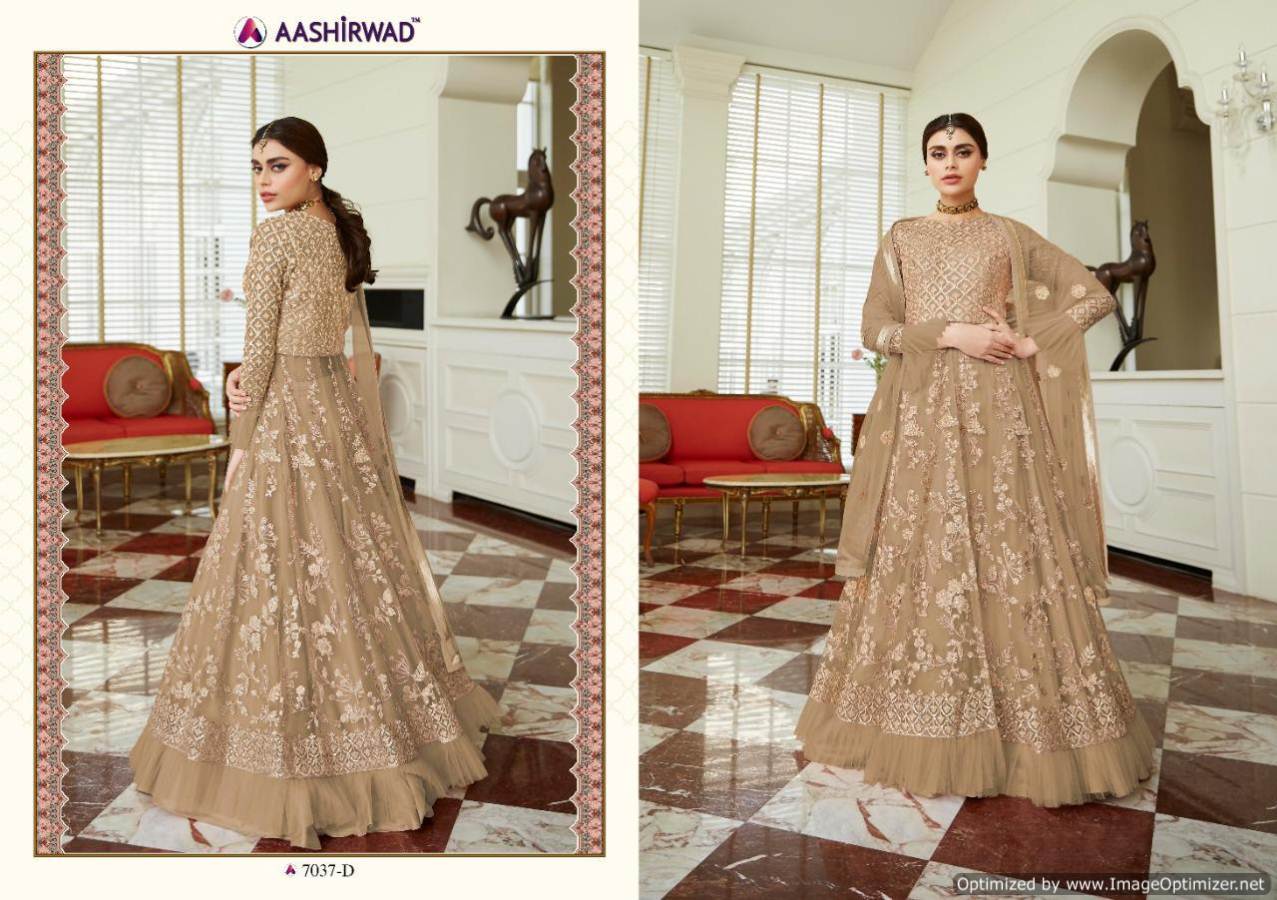 Aashirwad By Celebration Gold Wedding Dress Collection