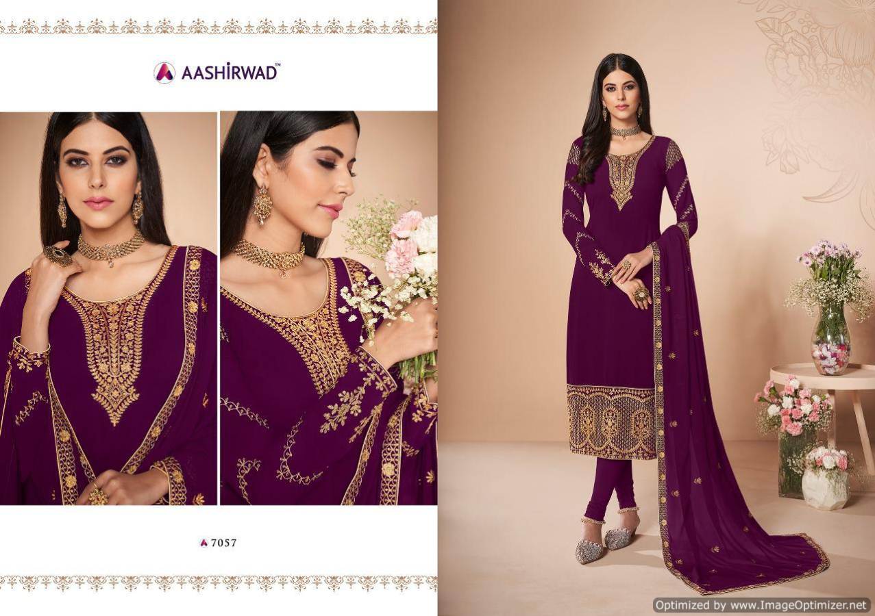 Aashirwad By Cross Stitch Nx Salwar Suits Catalogue