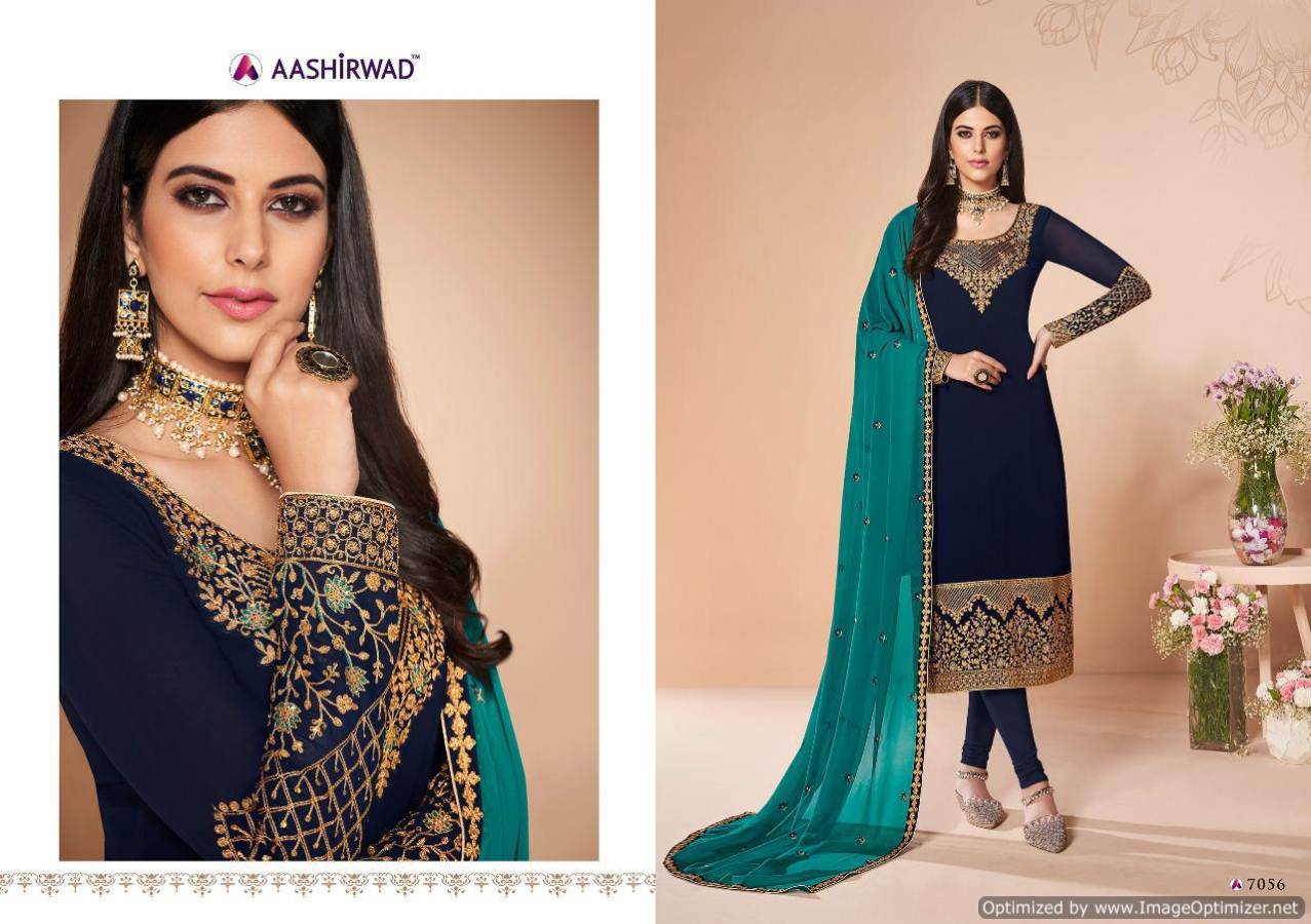 Aashirwad By Cross Stitch Nx Salwar Suits Catalogue