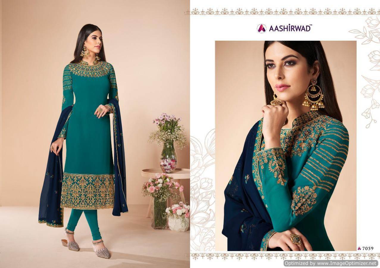 Aashirwad By Cross Stitch Nx Salwar Suits Catalogue