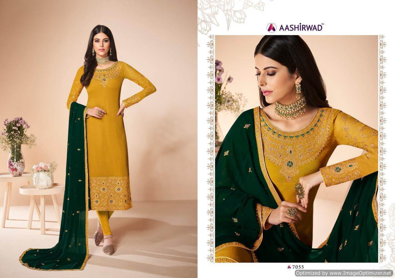 Aashirwad By Cross Stitch Nx Salwar Suits Catalogue