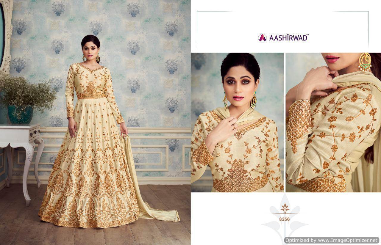 Aashirwad By Royal Silk Wedding Wear Salwar Suits Collection.