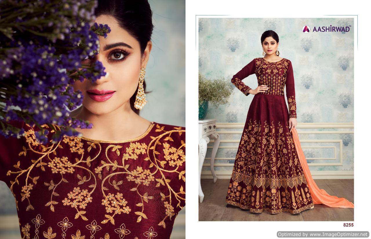 Aashirwad By Royal Silk Wedding Wear Salwar Suits Collection.