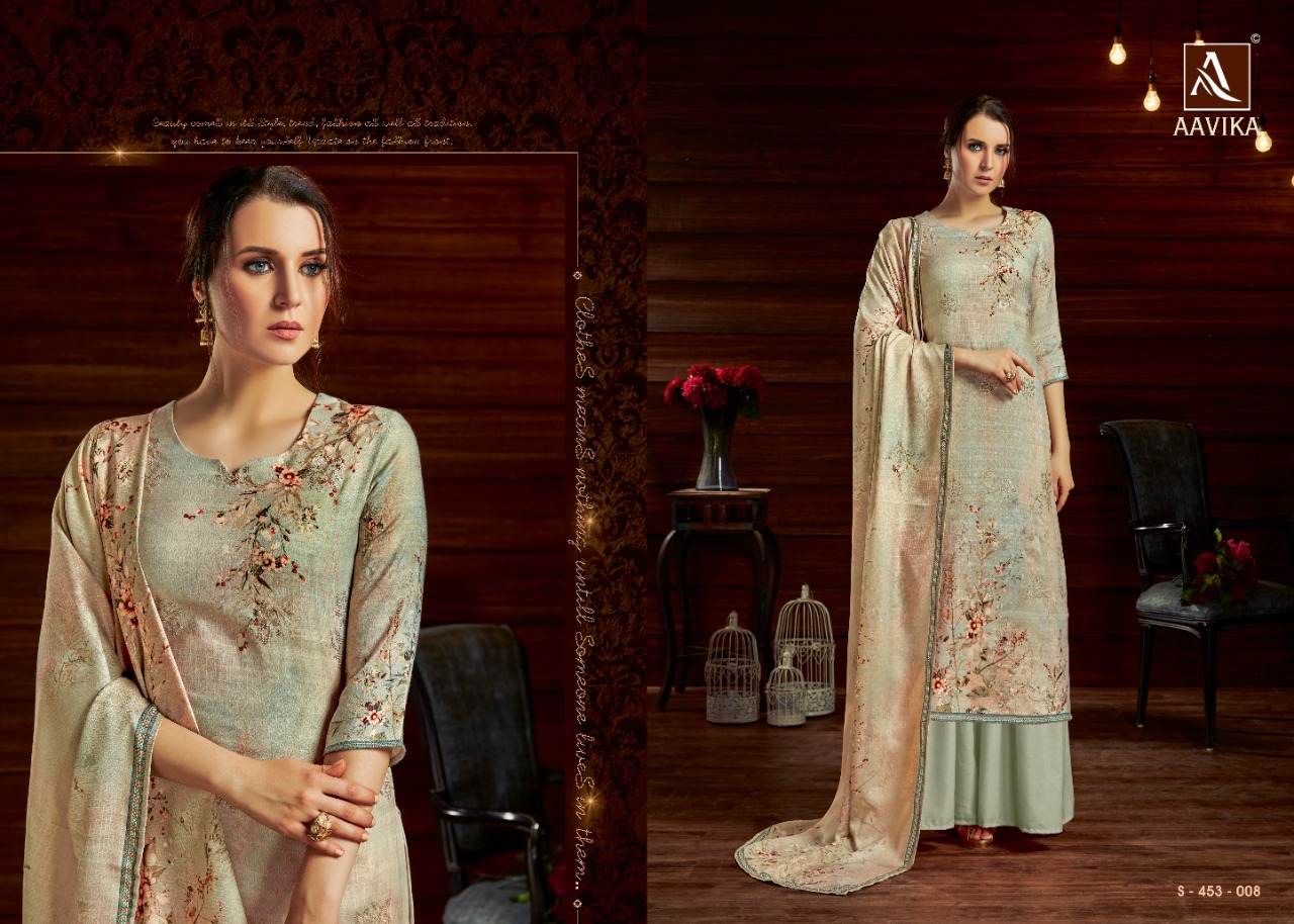 Alok Present Aavika Designer Dress Material Catalogue