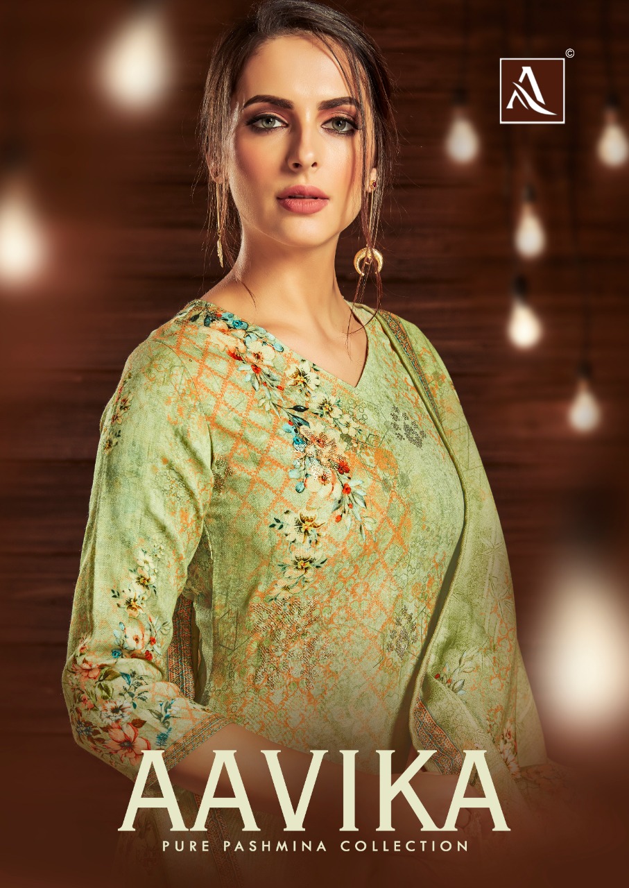 Alok Present Aavika Designer Dress Material Catalogue