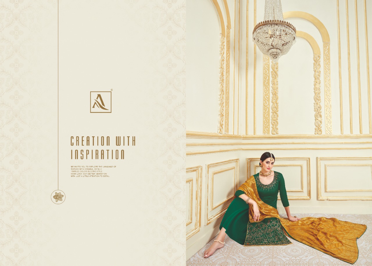 Alok Present Rizvi Party Wear Dress Material Catalogue