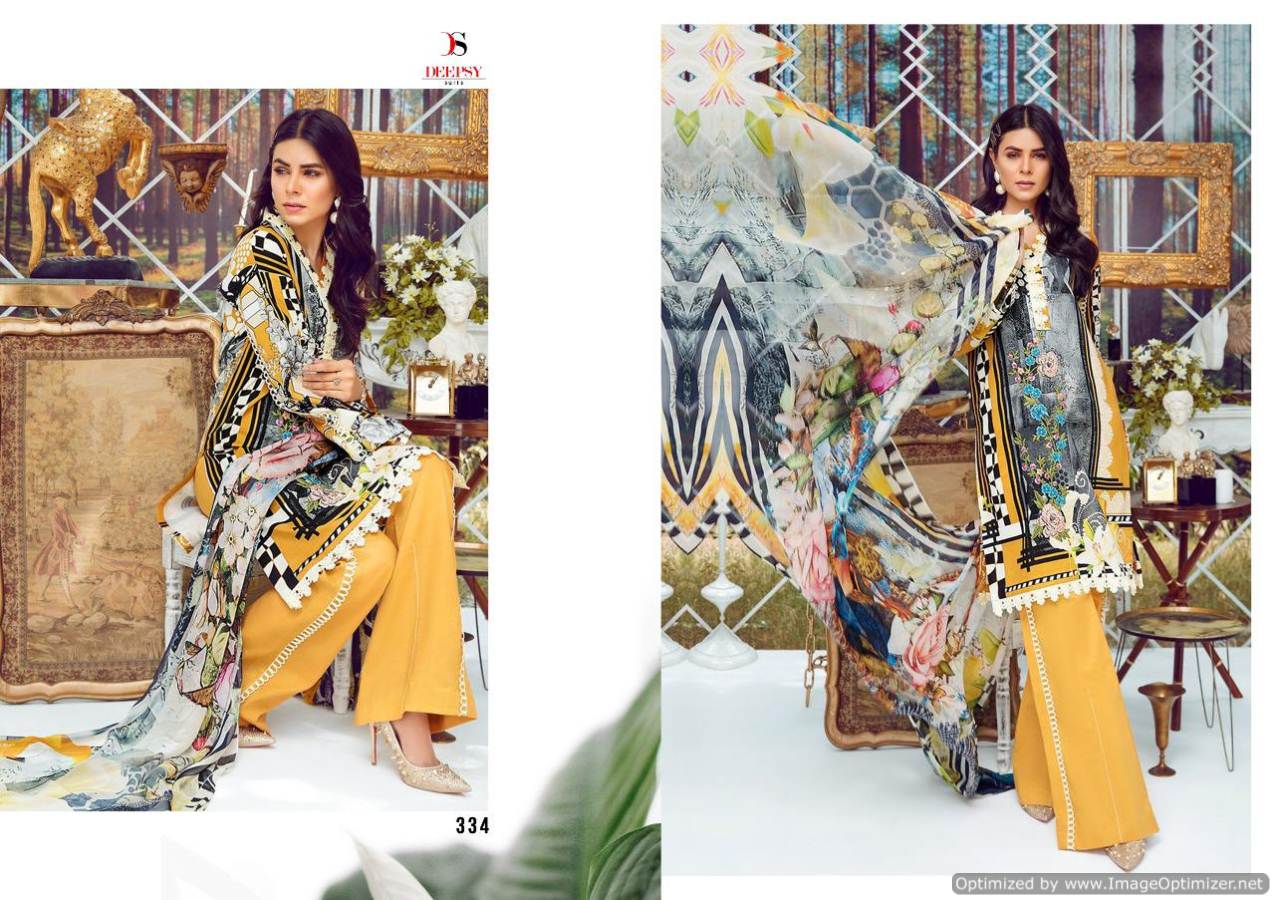 Deepsy  By Firdous 4 Pakistani Suits Discount 4%