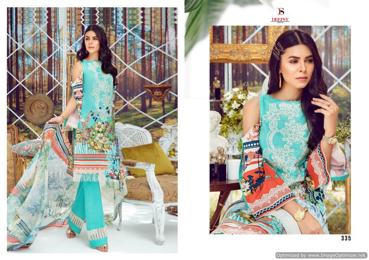 Deepsy  By Firdous 4 Pakistani Suits Discount 4%