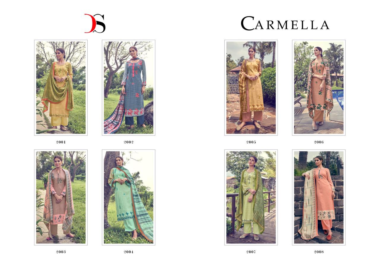 Deepsy Present Carmella Discount 4%  Dress Material Catalogue.