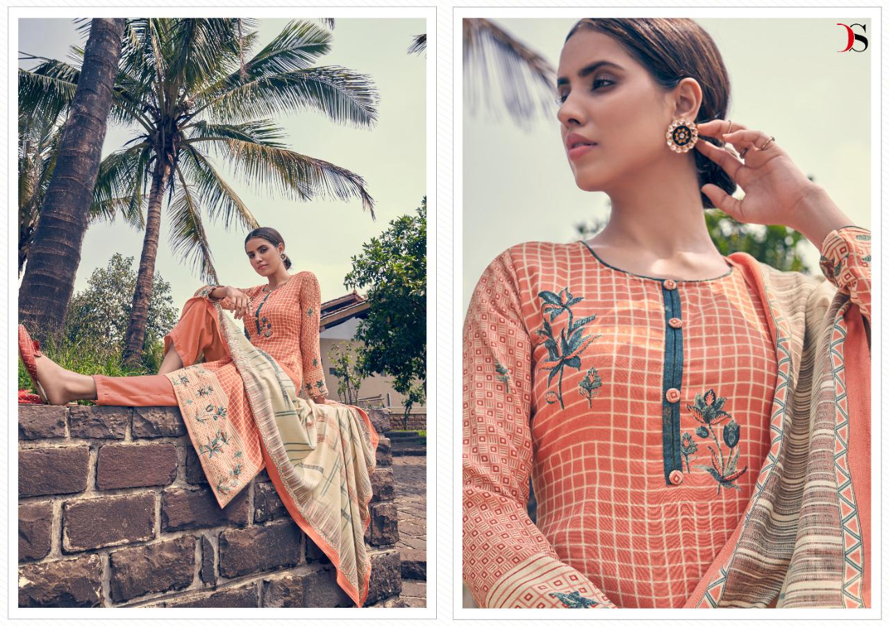 Deepsy Present Carmella Discount 4%  Dress Material Catalogue.