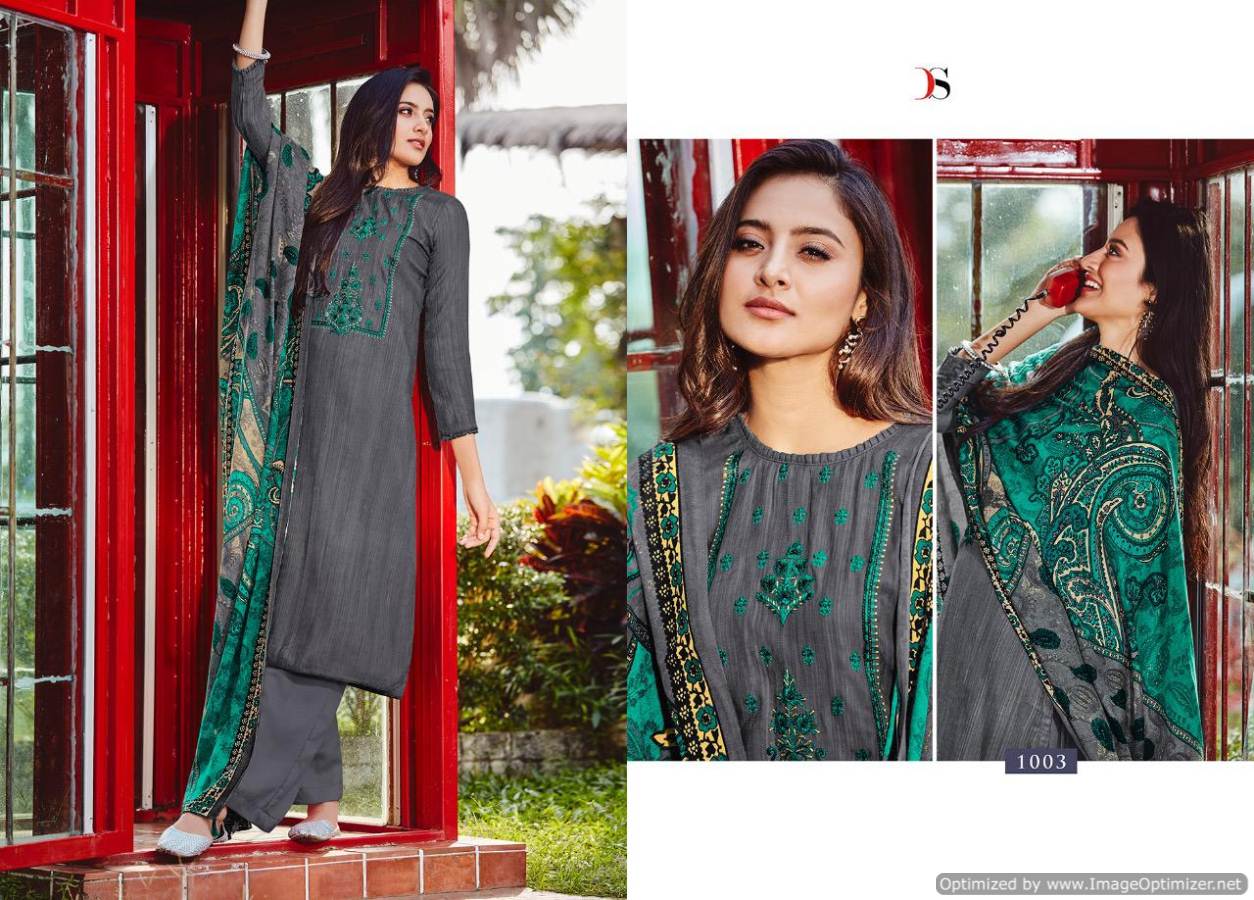 Deepsy Present   Khwab Jam Cotton Designer Dress Materia
