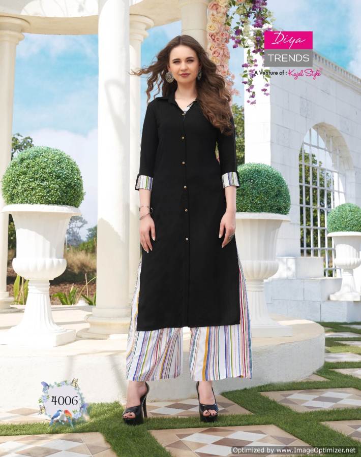 Diya Trends By Biba`s 4 Designer Kurti With Bottom Collection