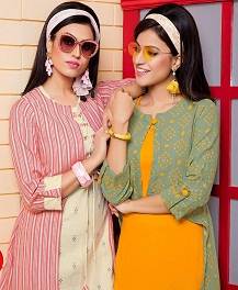 Fly Free By Swag Cotton Kurti With Koti Catalogue