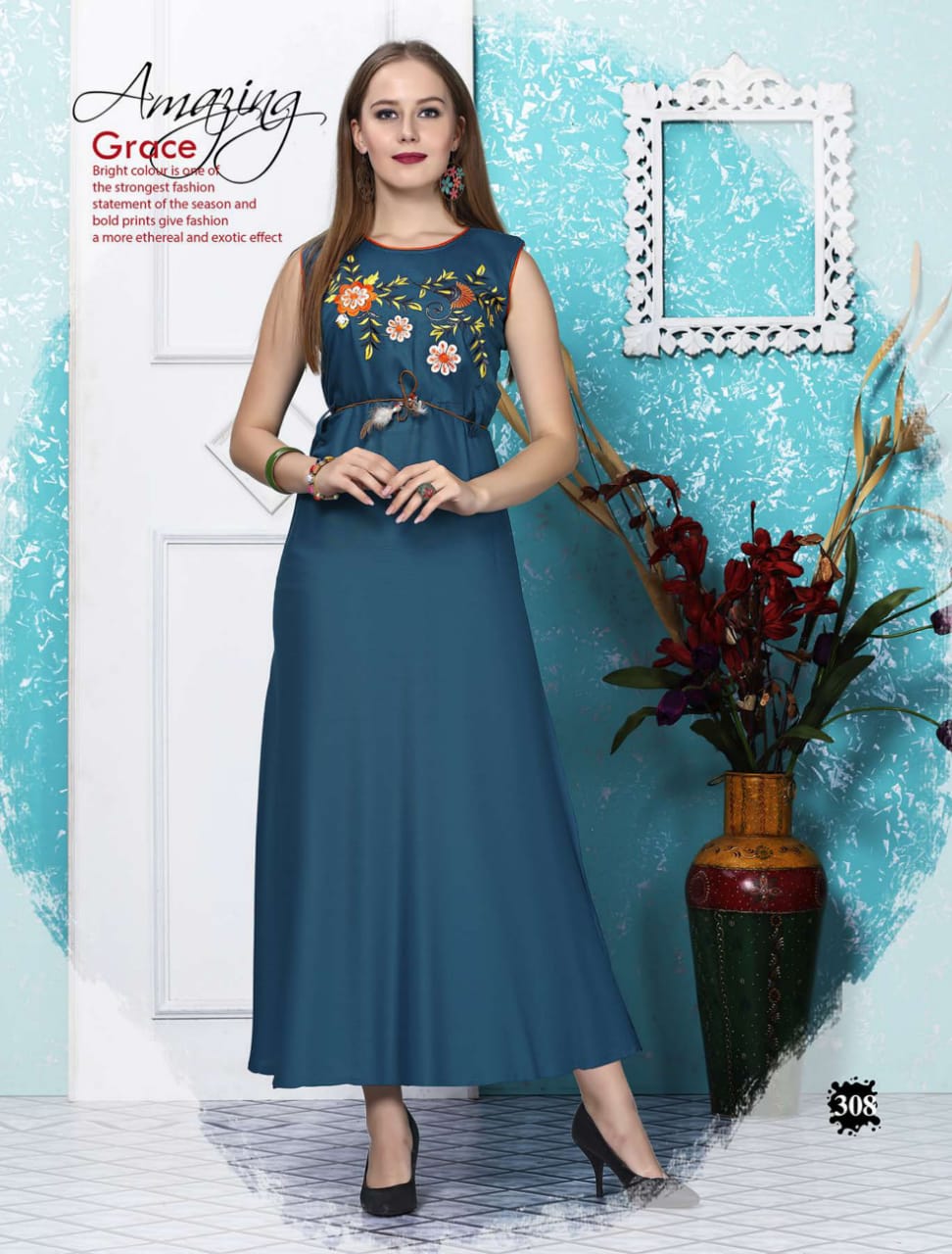 Ft By Koyall Heavy Rayon Long Kurti Collection