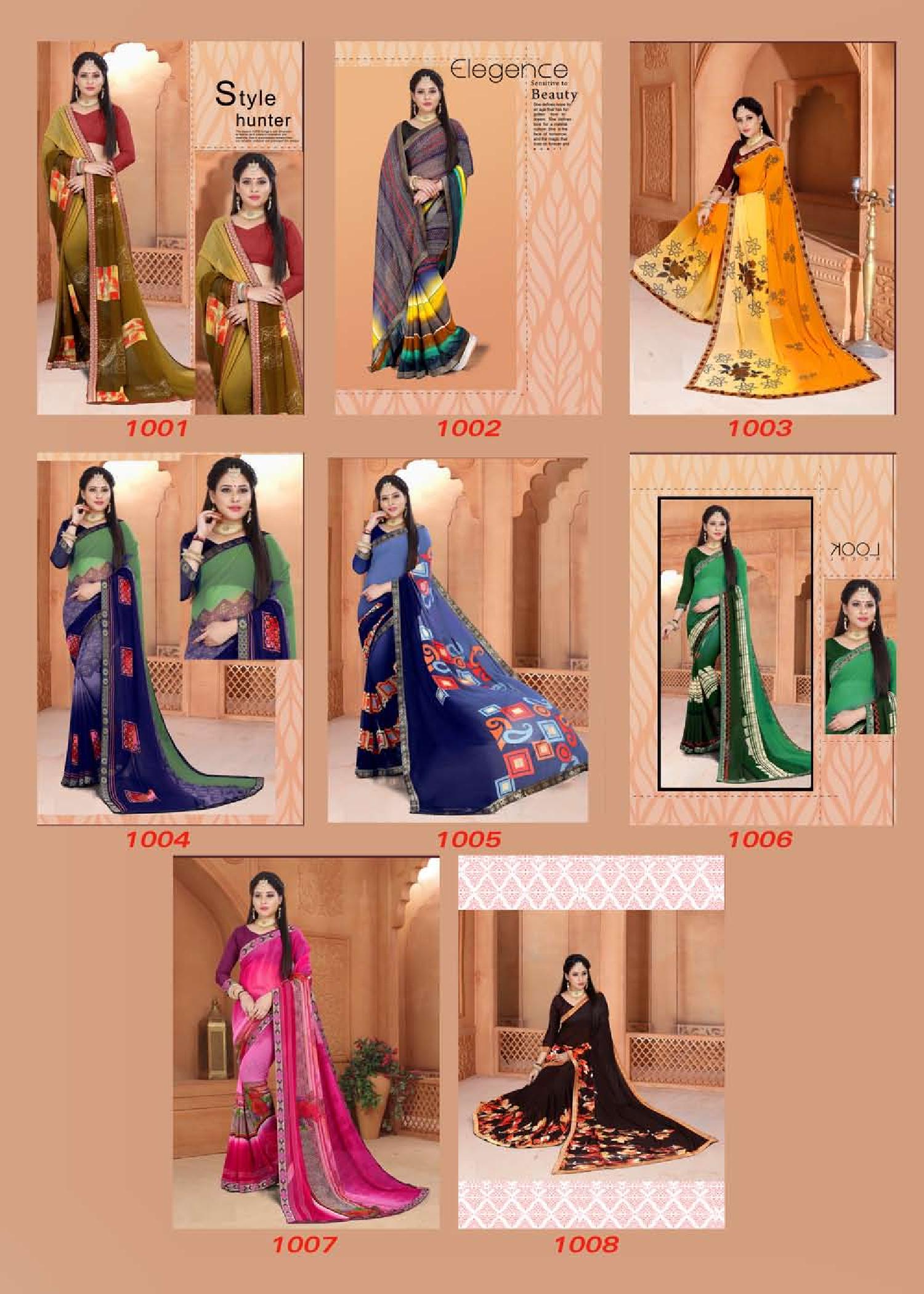 Gouri Vol 1 Weight Less Casual Wear Sarees Catalogue