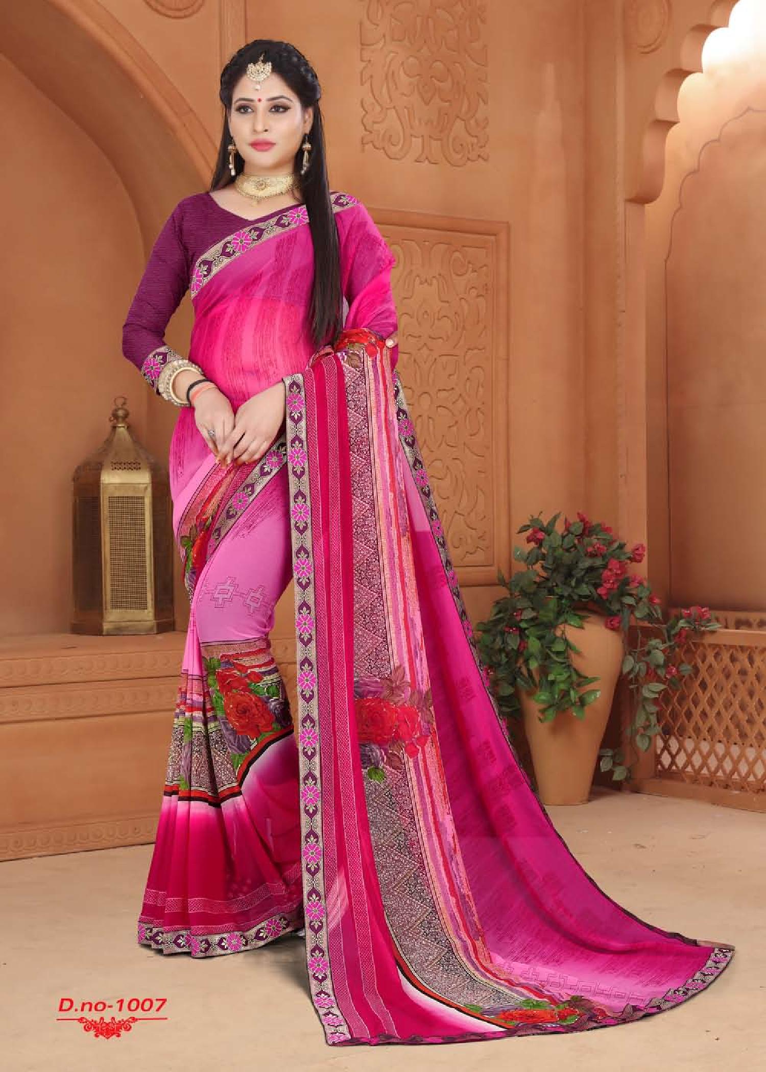 Gouri Vol 1 Weight Less Casual Wear Sarees Catalogue