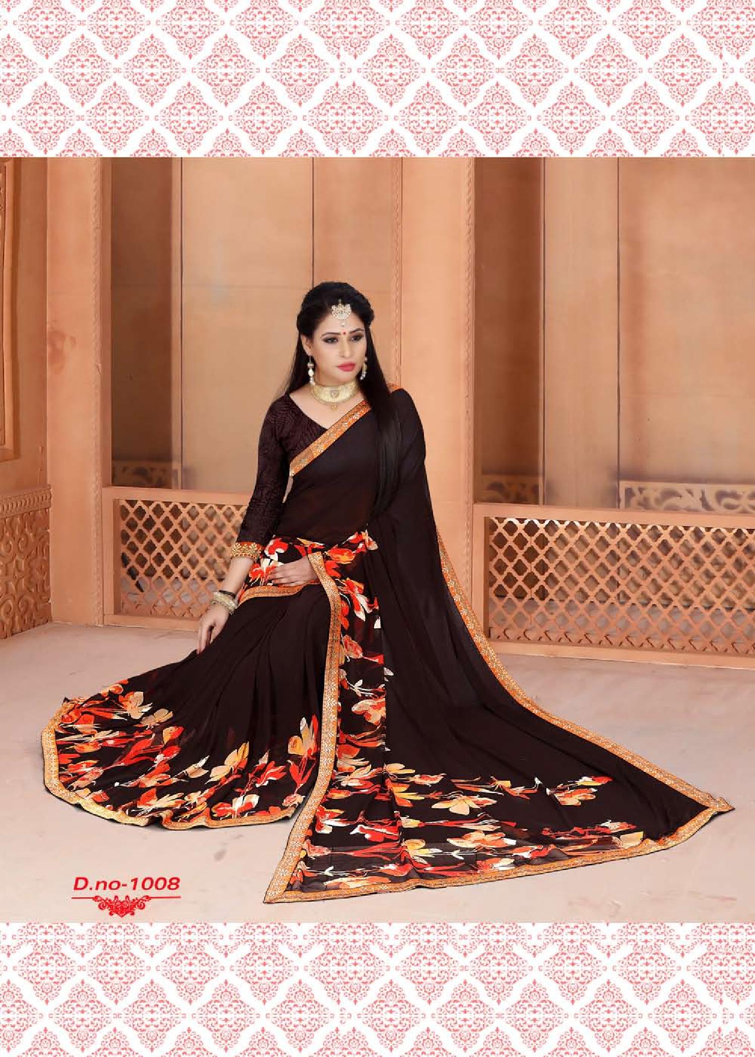 Gouri Vol 1 Weight Less Casual Wear Sarees Catalogue