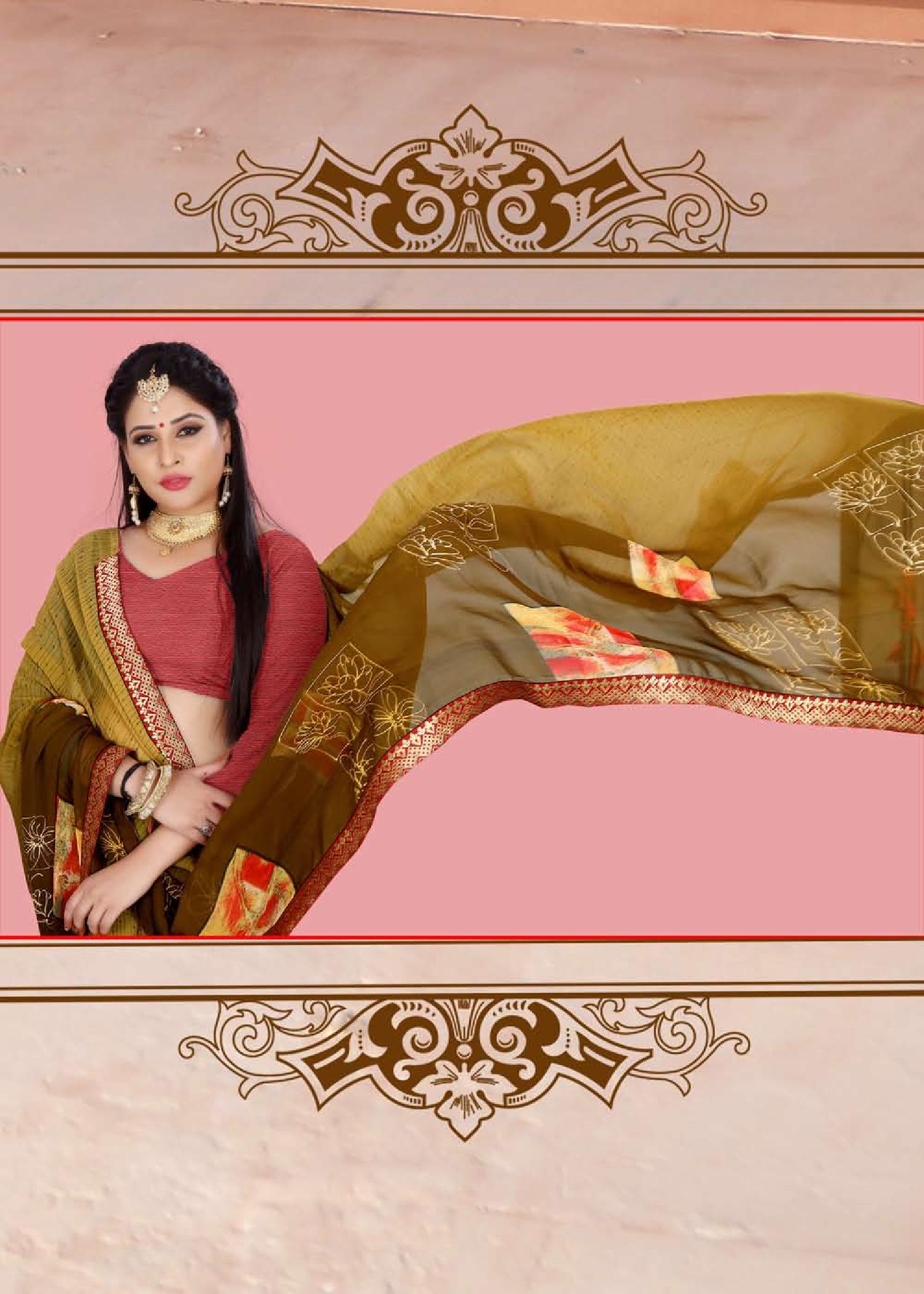 Gouri Vol 1 Weight Less Casual Wear Sarees Catalogue