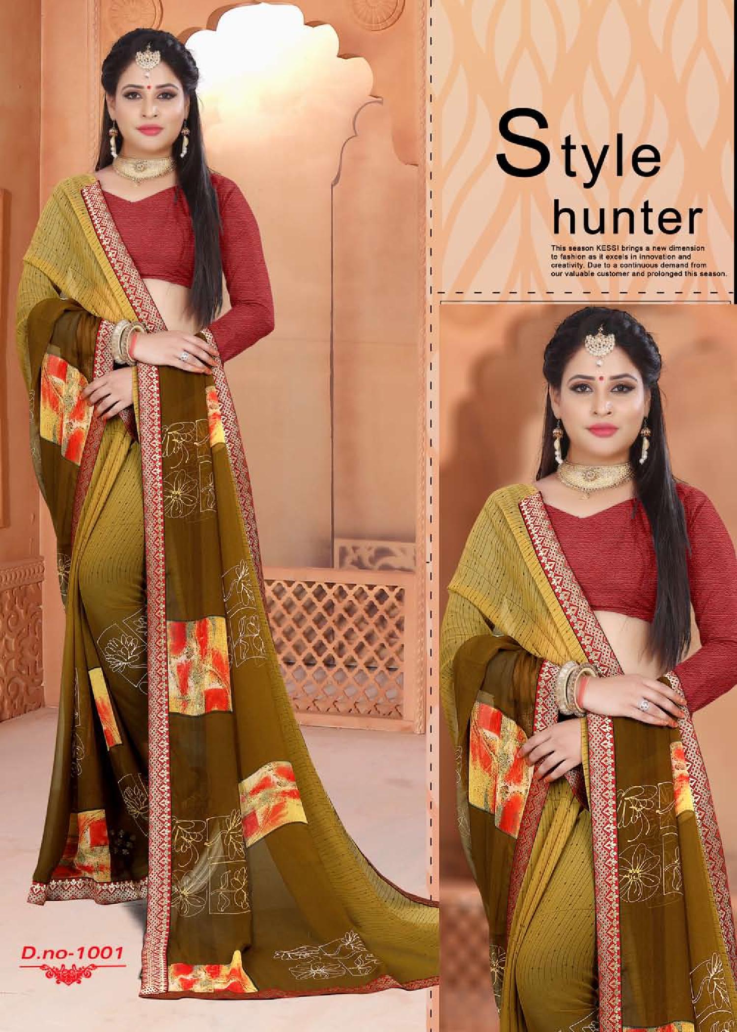 Gouri Vol 1 Weight Less Casual Wear Sarees Catalogue