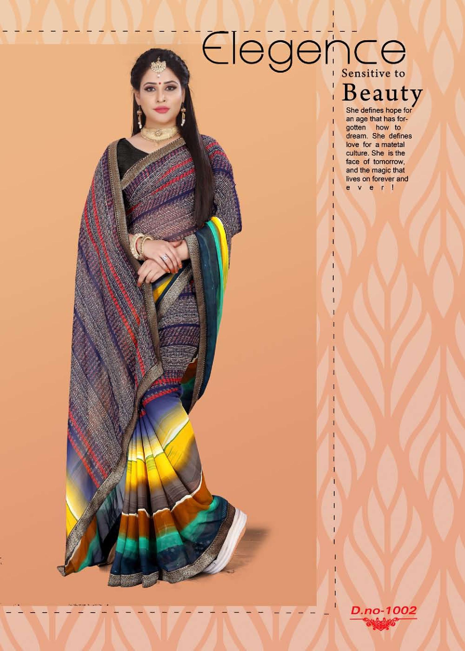 Gouri Vol 1 Weight Less Casual Wear Sarees Catalogue