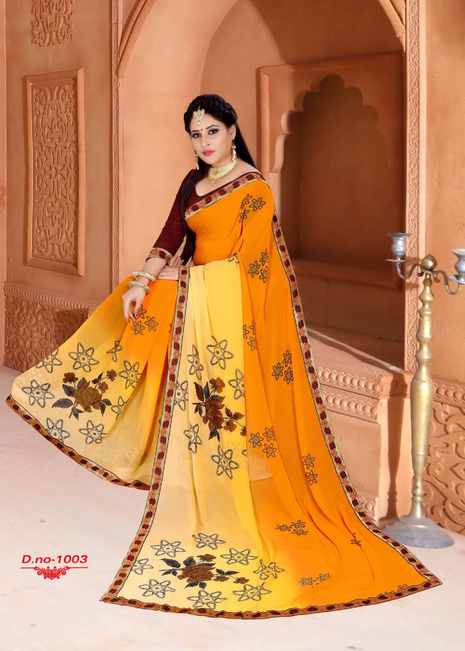 Gouri Vol 1 Weight Less Casual Wear Sarees Catalogue