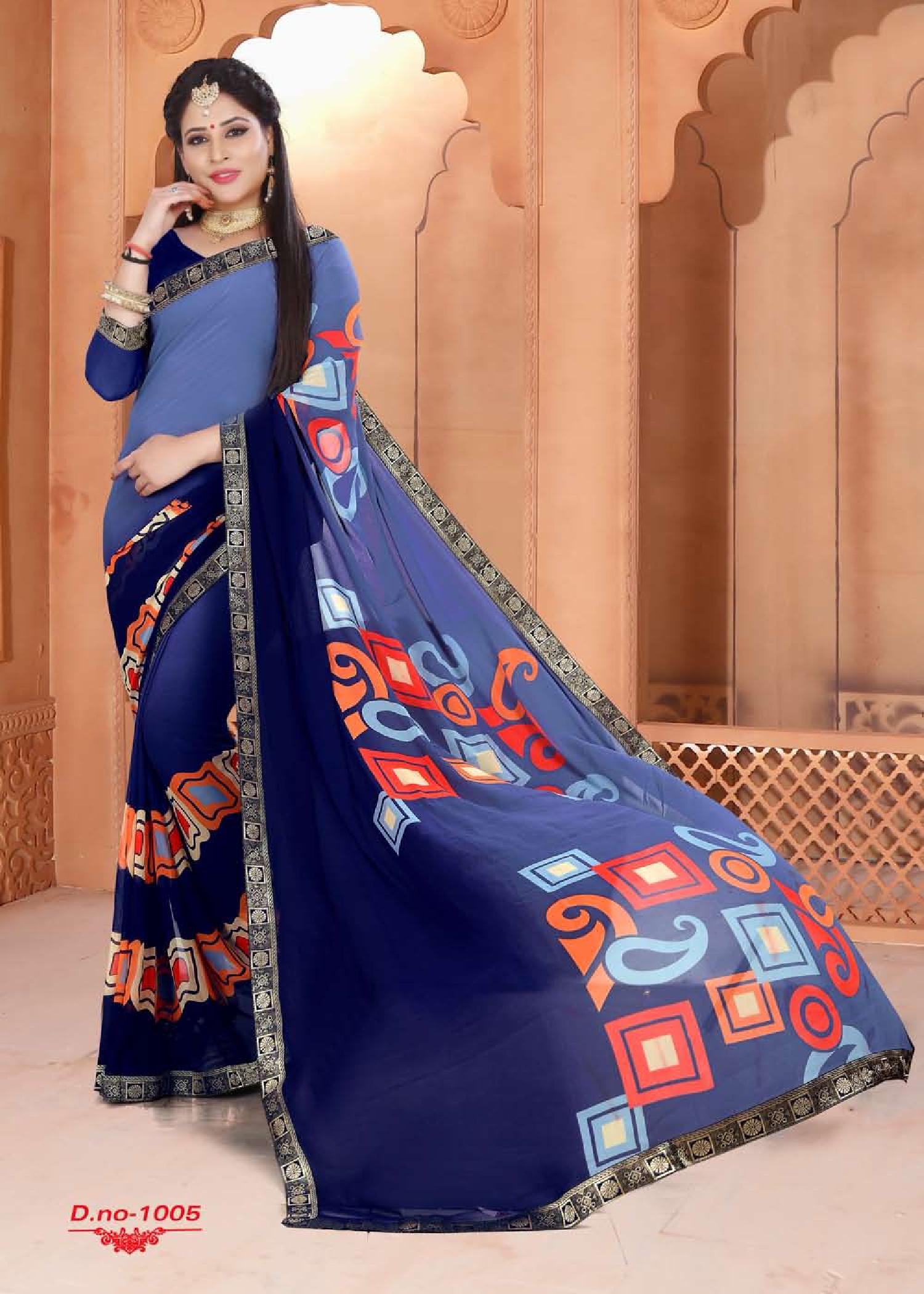 Gouri Vol 1 Weight Less Casual Wear Sarees Catalogue