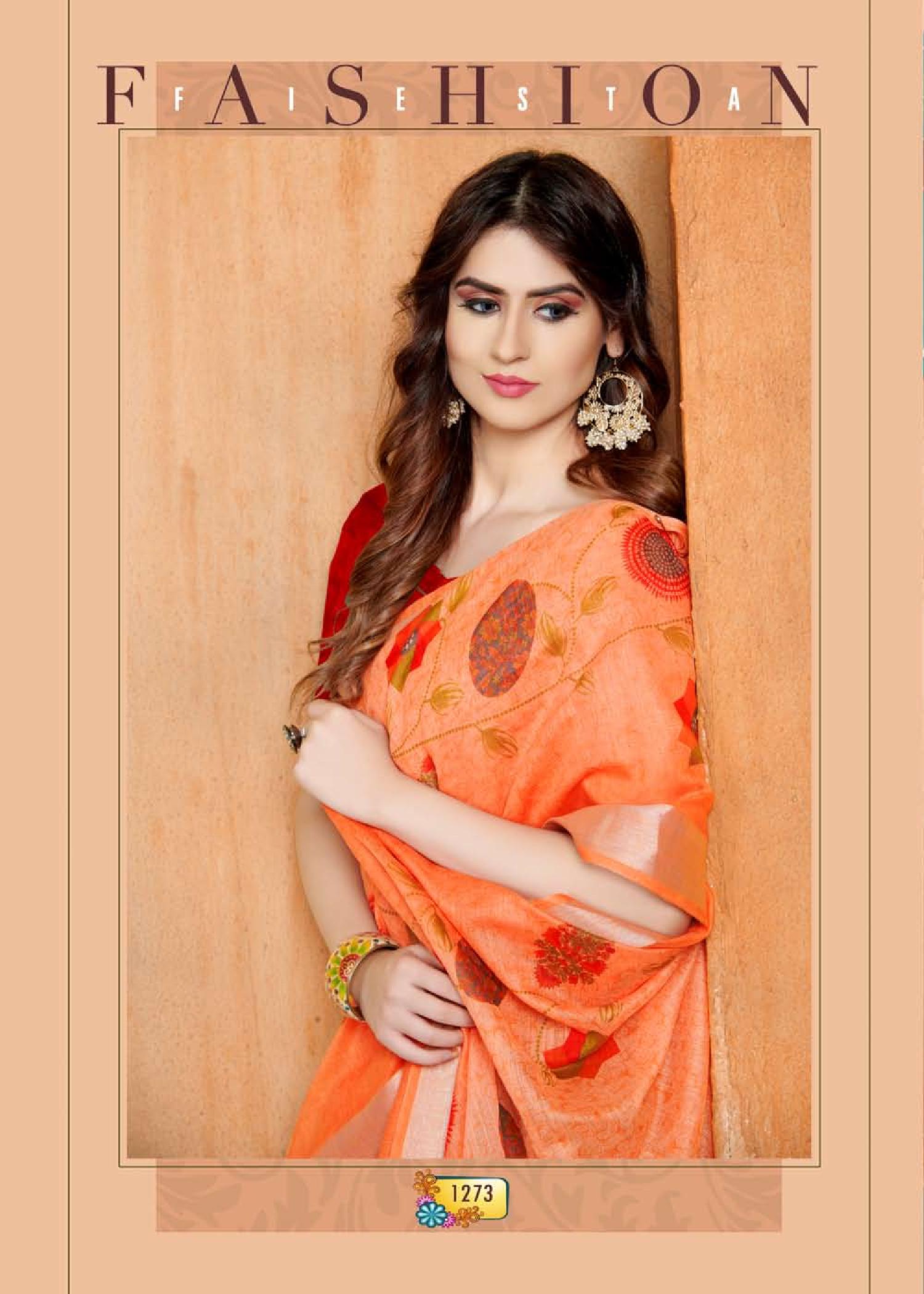 Jyotsana  Weight Less Casual Wear Sarees Catalogue