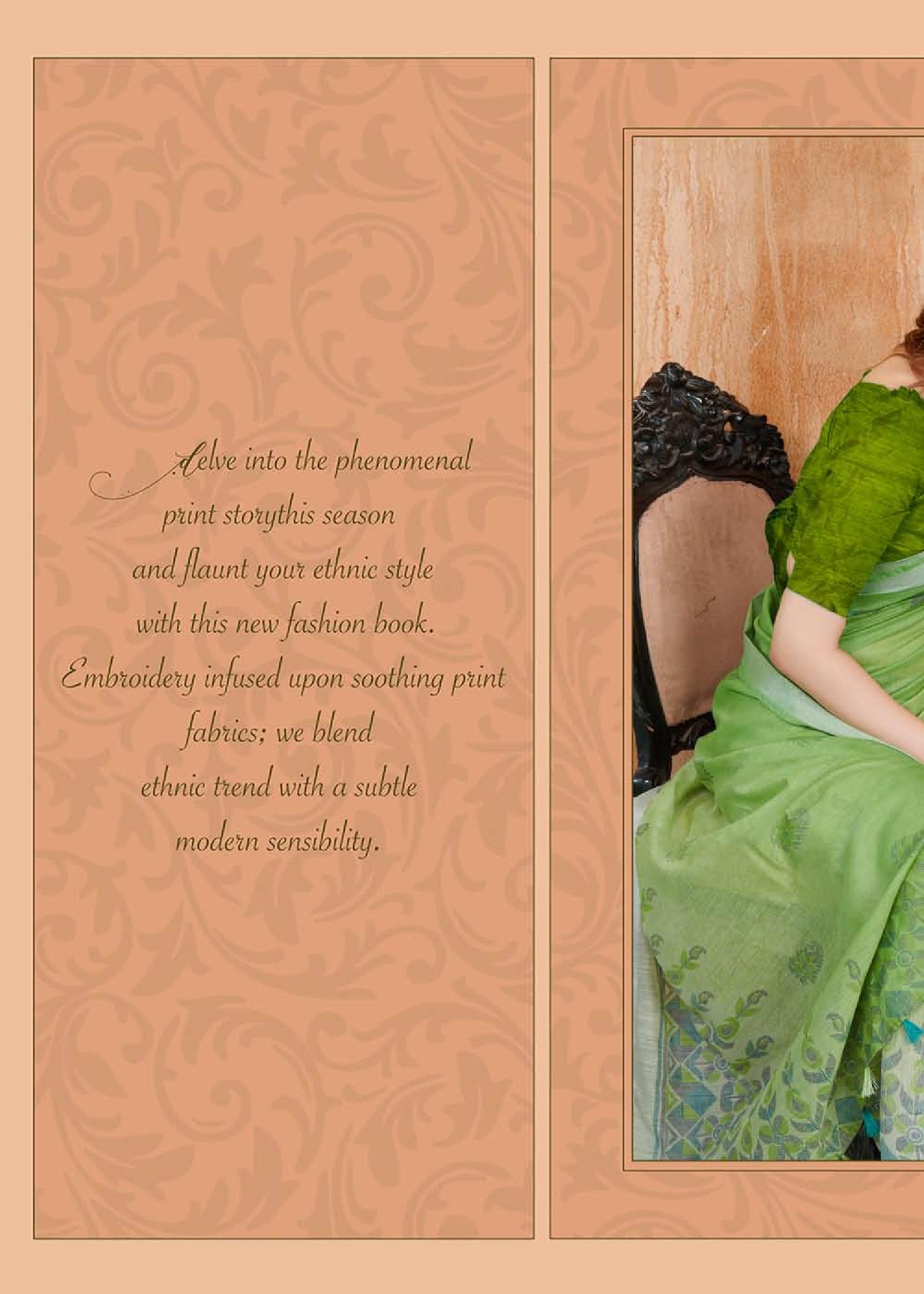 Jyotsana  Weight Less Casual Wear Sarees Catalogue