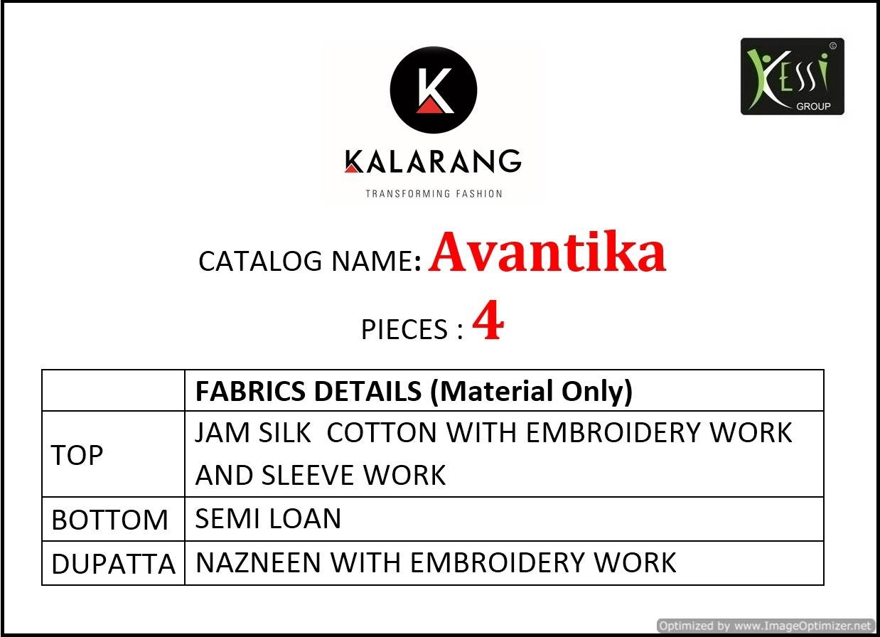Kalarang By Avantika Dress Material Collection