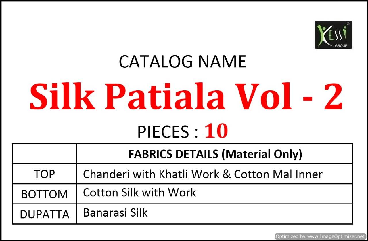Kessi Presents Silk Patiala 2  Dress Material