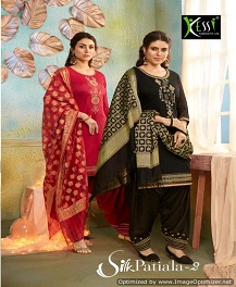 Kessi Presents Silk Patiala 2  Dress Material