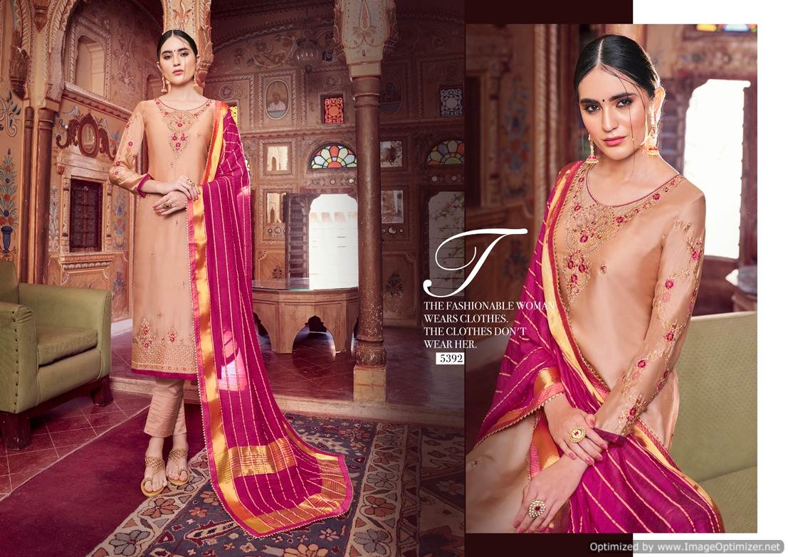 Kessi  By Shubharambh Designer Satin Georgette Dress Material