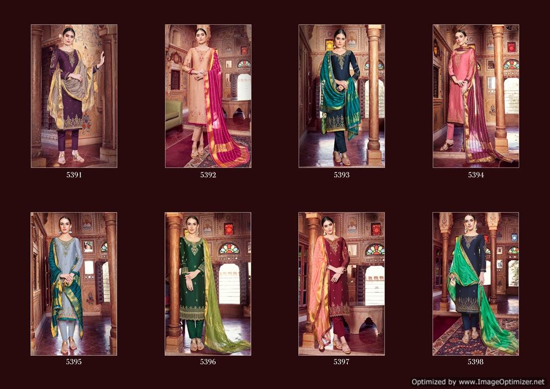Kessi  By Shubharambh Designer Satin Georgette Dress Material