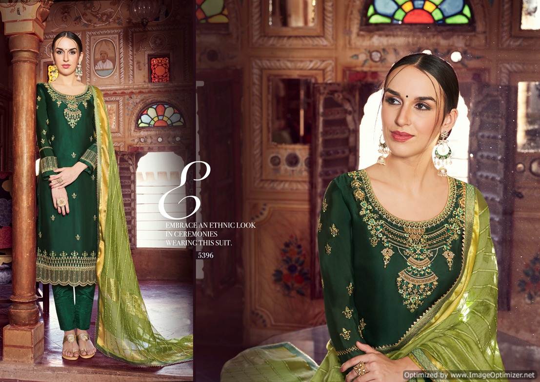 Kessi  By Shubharambh Designer Satin Georgette Dress Material
