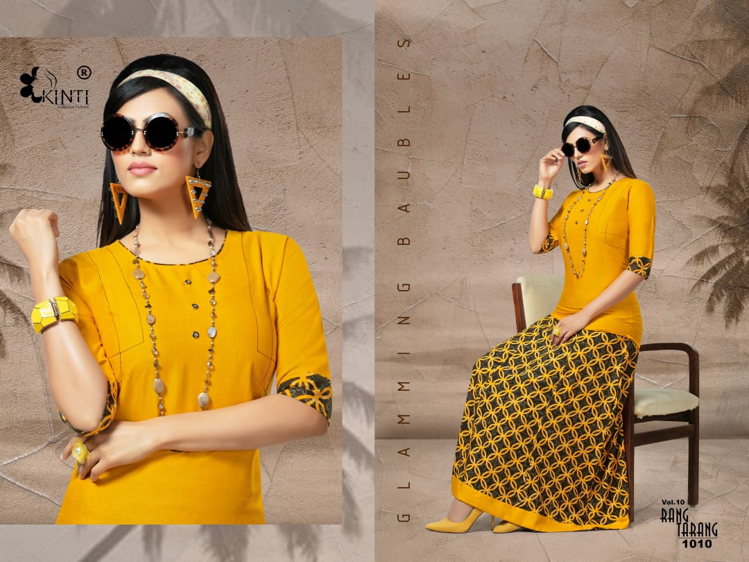 Kinti Present Rang Tarang Vol 10 Skirt And Top Catalogue