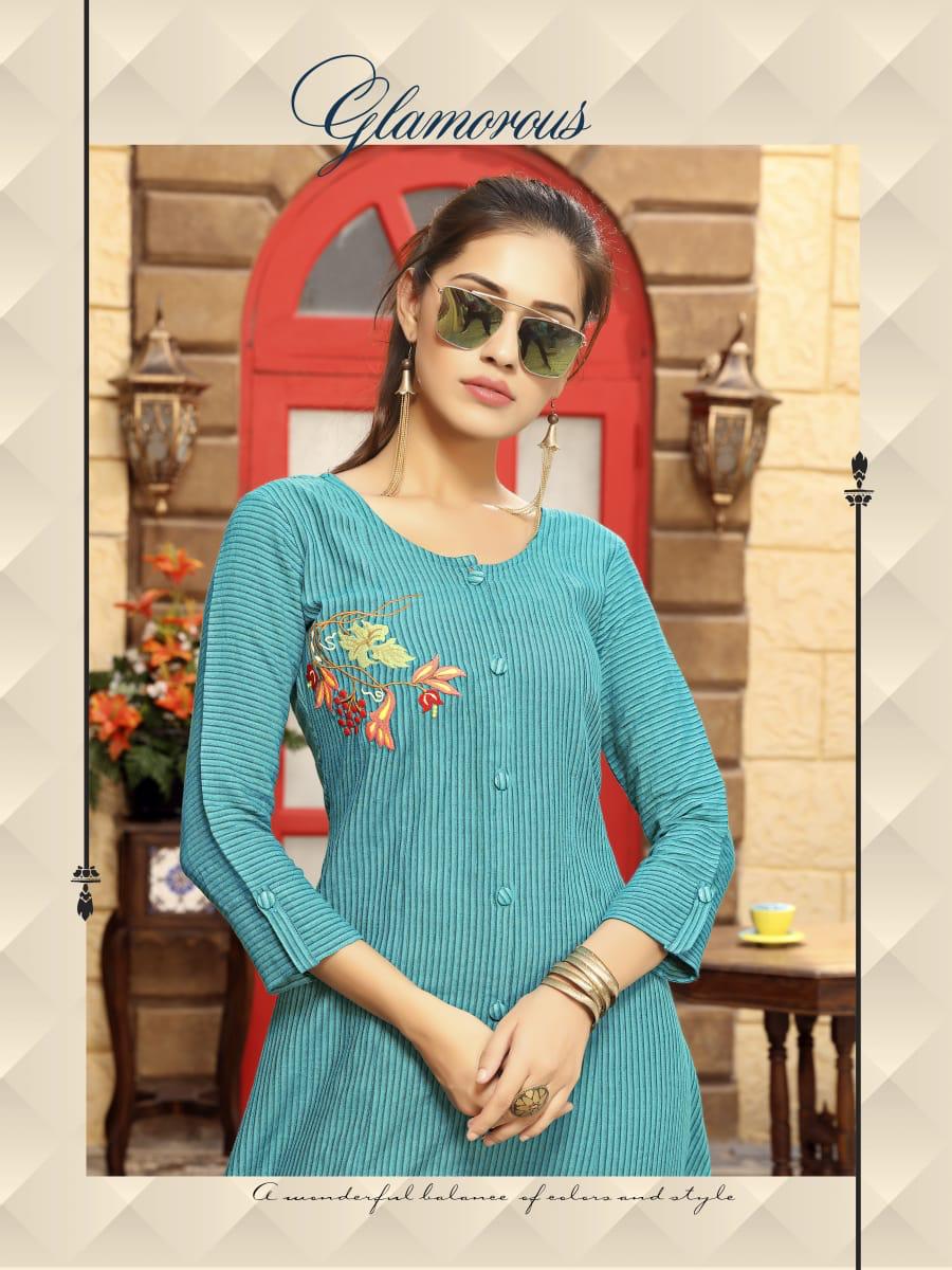 Ladies Flavour Present Elite Designers Kurtis Catalogue