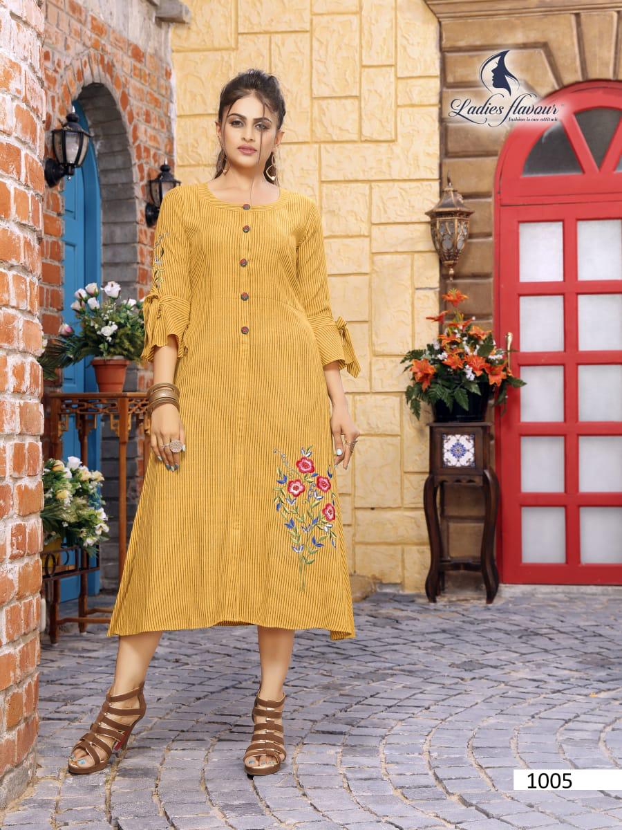 Ladies Flavour Present Elite Designers Kurtis Catalogue