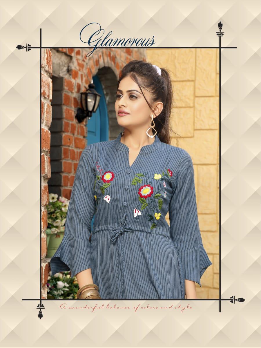 Ladies Flavour Present Elite Designers Kurtis Catalogue