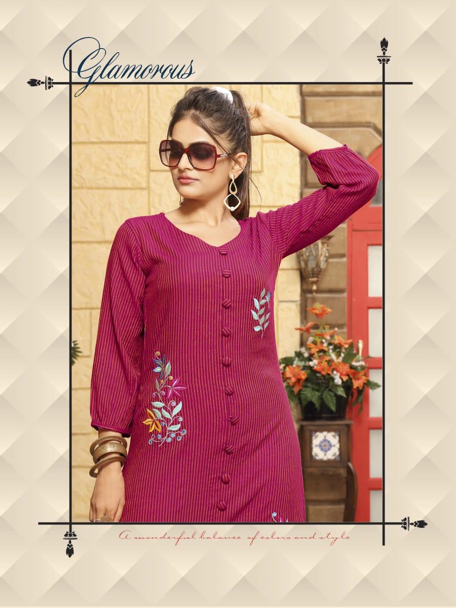 Ladies Flavour Present Elite Designers Kurtis Catalogue