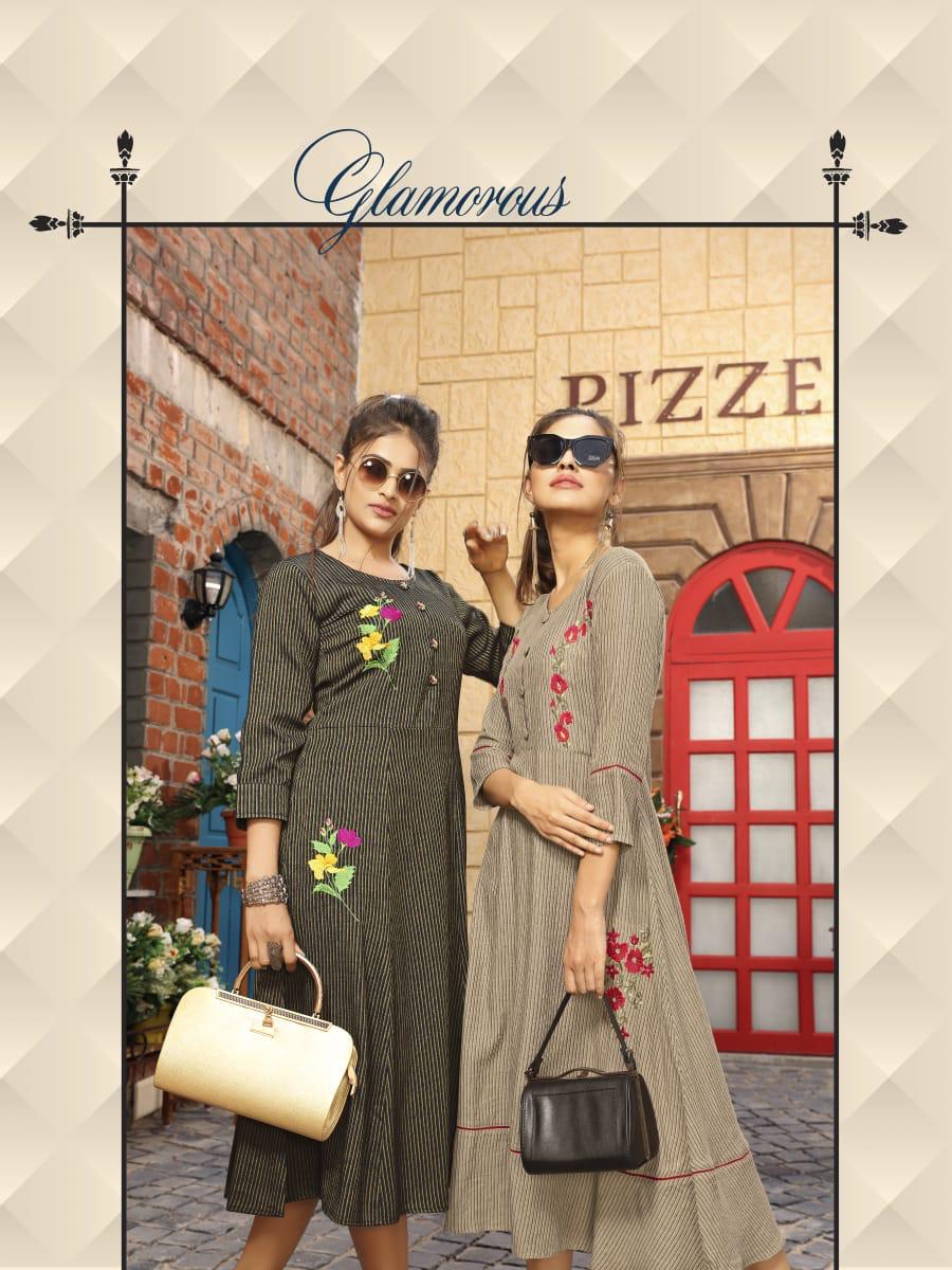 Ladies Flavour Present Elite Designers Kurtis Catalogue