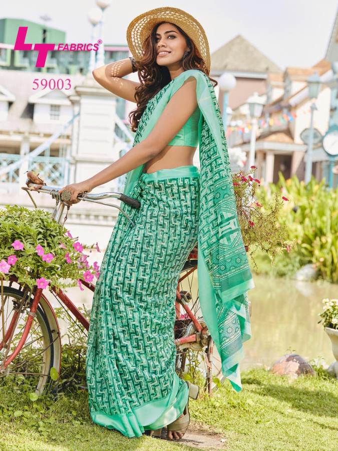 Lt By Belizza Soft Linen Saree Catalogue