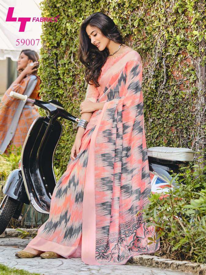 Lt By Belizza Soft Linen Saree Catalogue