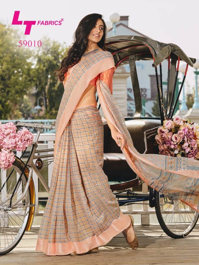 Lt By Belizza Soft Linen Saree Catalogue