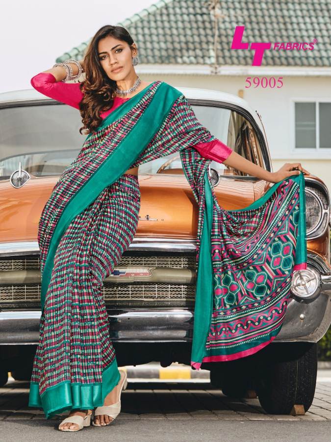 Lt By Belizza Soft Linen Saree Catalogue