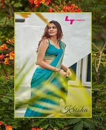 Lt  By Krisha Sana Silk Rich Look Stylish Saree Collection