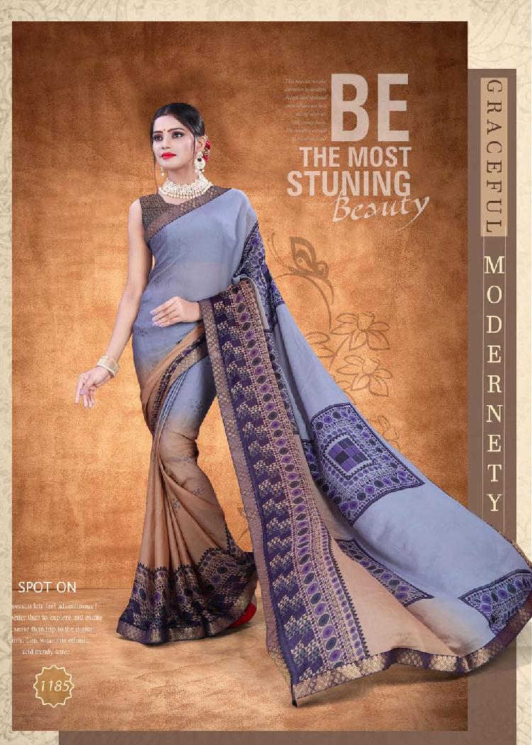 Manmeet  Weight Less Casual Wear Sarees Catalogue