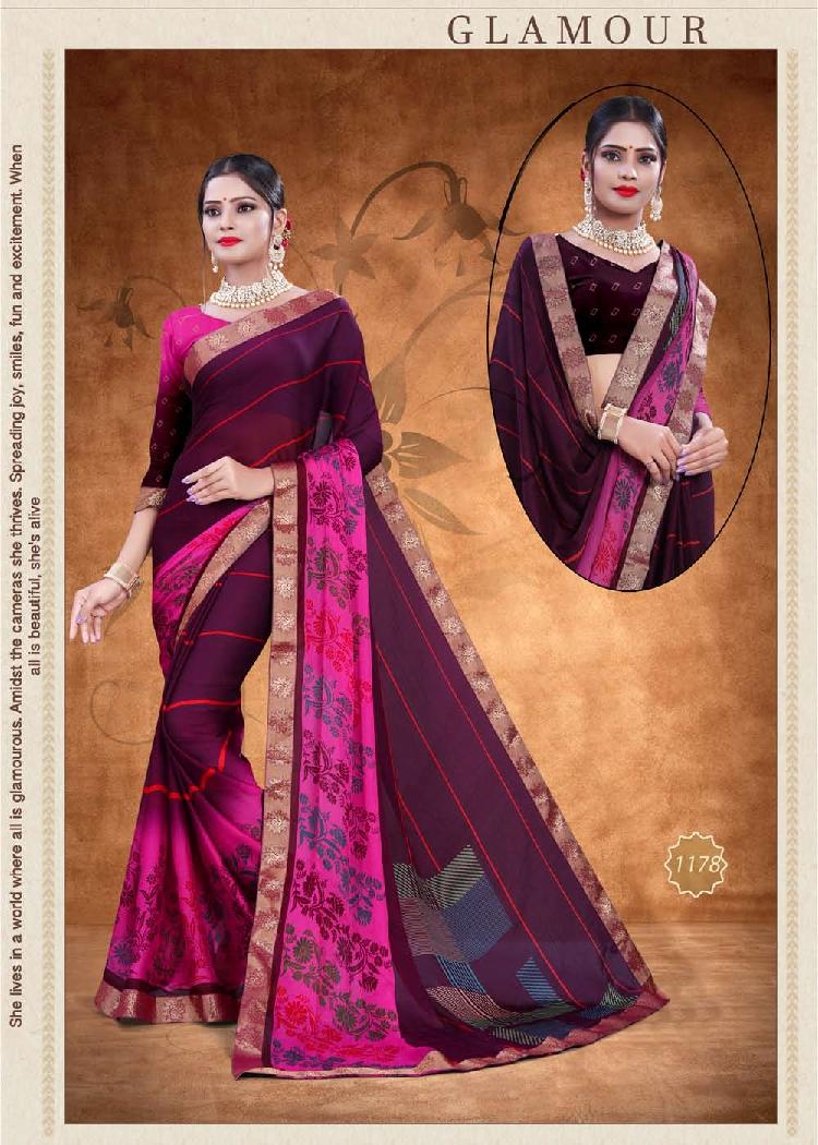 Manmeet  Weight Less Casual Wear Sarees Catalogue