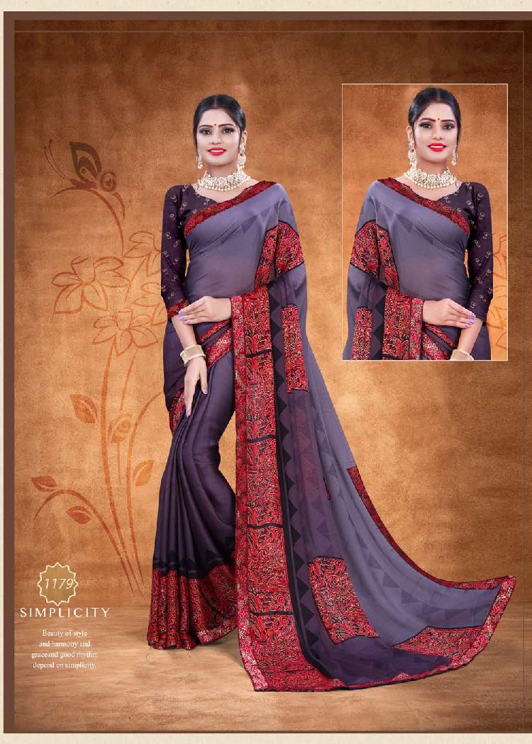 Manmeet  Weight Less Casual Wear Sarees Catalogue